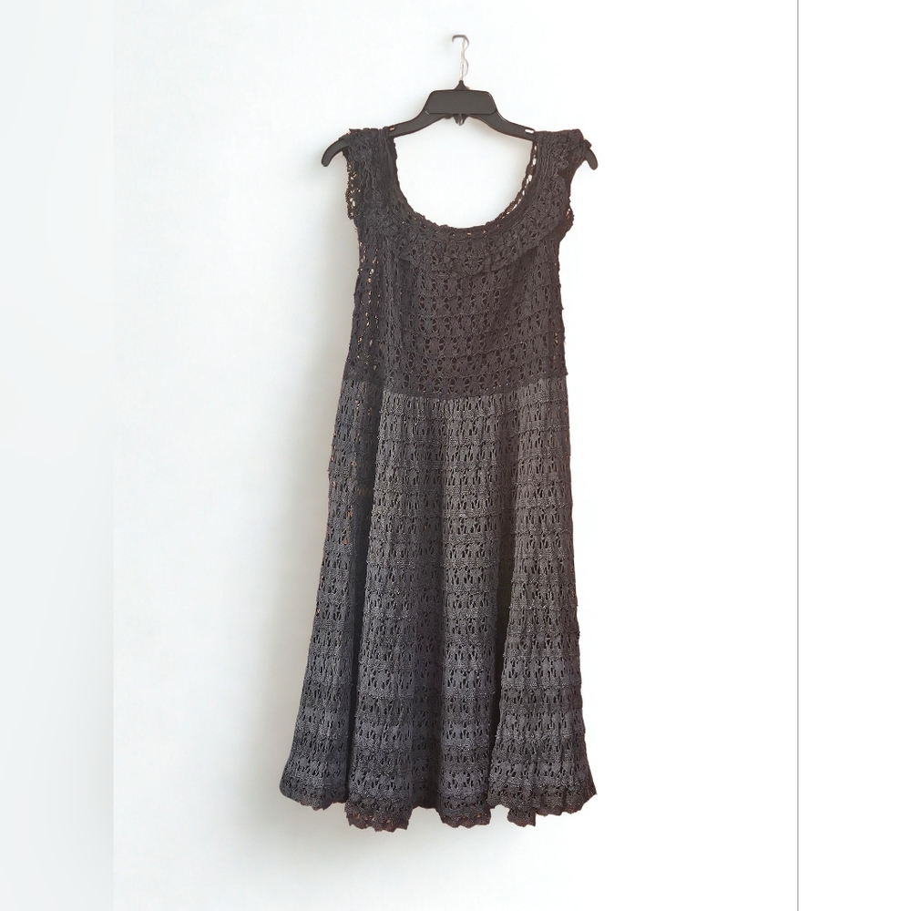 Vintage Black Lace Dress